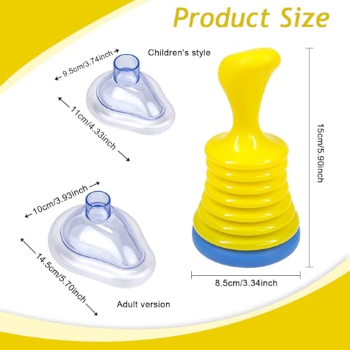 MAYCREATE® Choking Rescue Device, Anti Choking Device for Kids and Adults, Portable Suction Units Device, Anti Choking Device All Ages, for Home and Travel Kit 3 PCS MAYCREATE® Choking Rescue Device, Anti Choking Device for Kids and Adults, Portable Suction Units Device, Anti Choking Device All Ages, for Home and Travel Kit 3 PCS